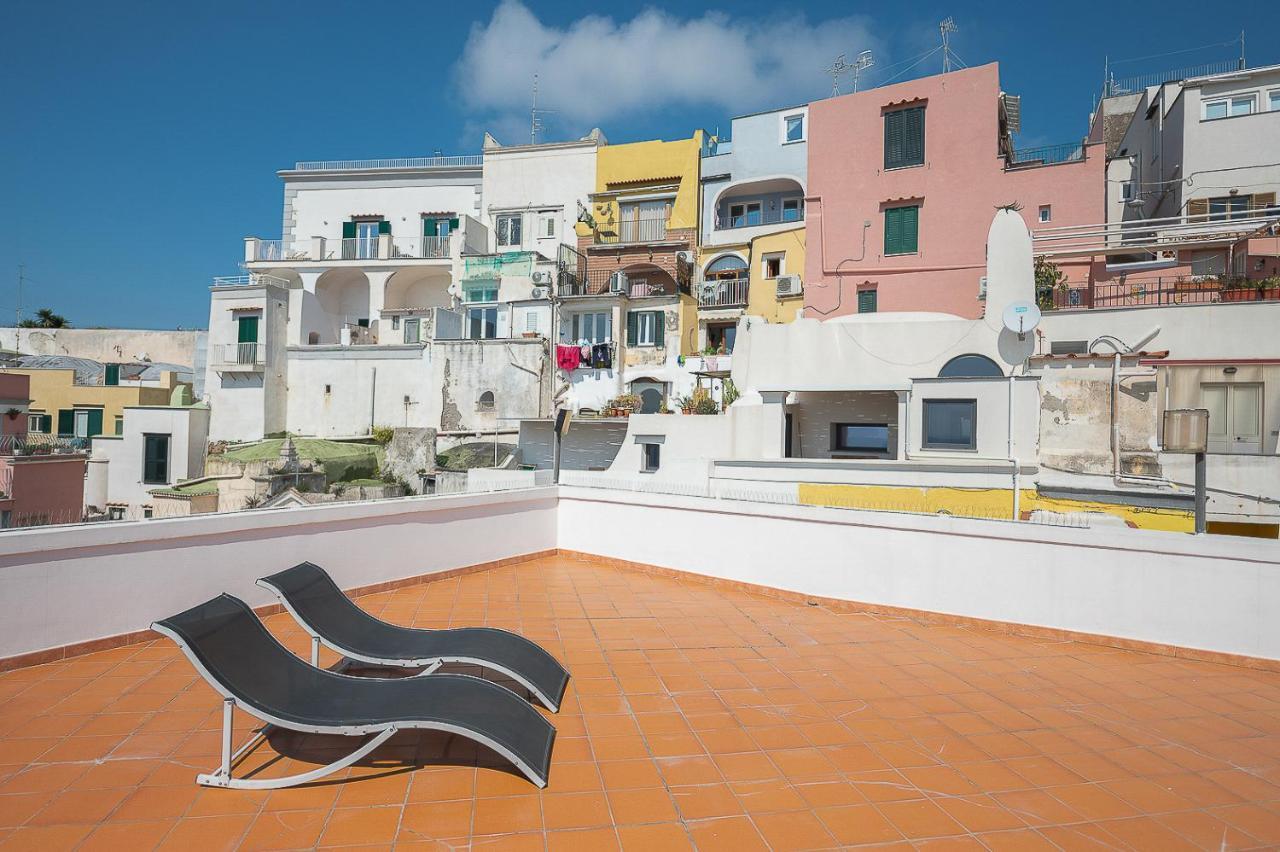 הוילה La Procidana House - Corricella Exlusive Terrace מראה חיצוני תמונה